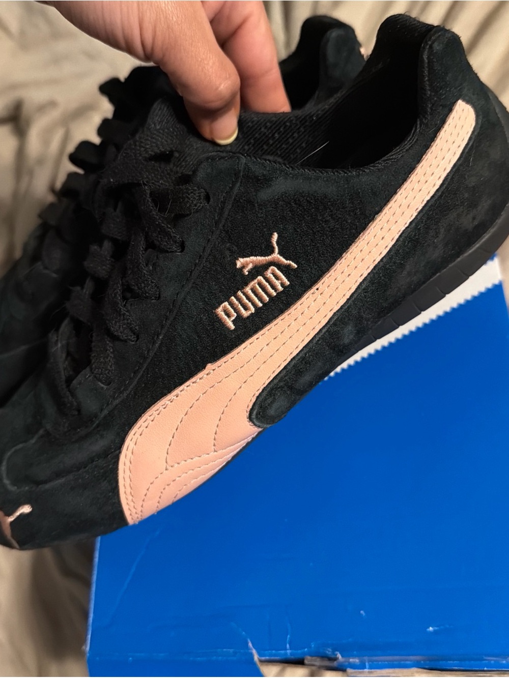 Puma Black and pink y2k vintage  Sneaker